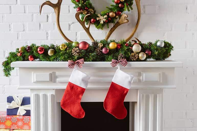 christmas stockings hanging on hearth brooklyn storage lockers make organizing easy blog