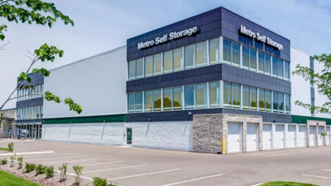 Street view of Metro Self Storage facility.