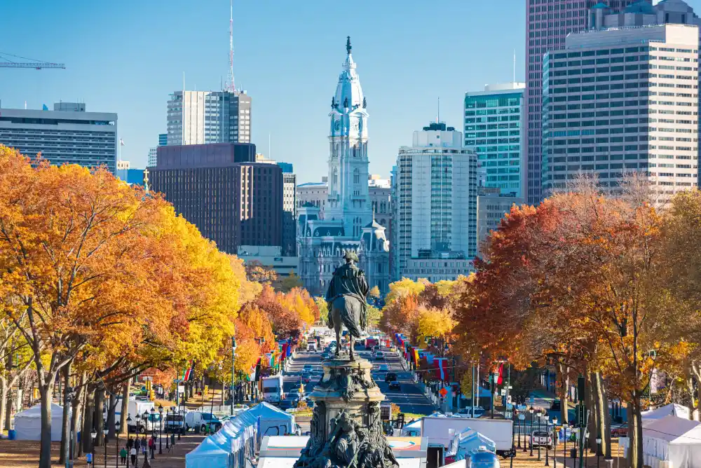 Ben Franklin Statue in Philly