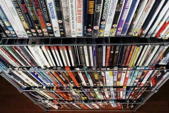 Downsize CDs and DVDs to avoid shelves filled with jewel cases