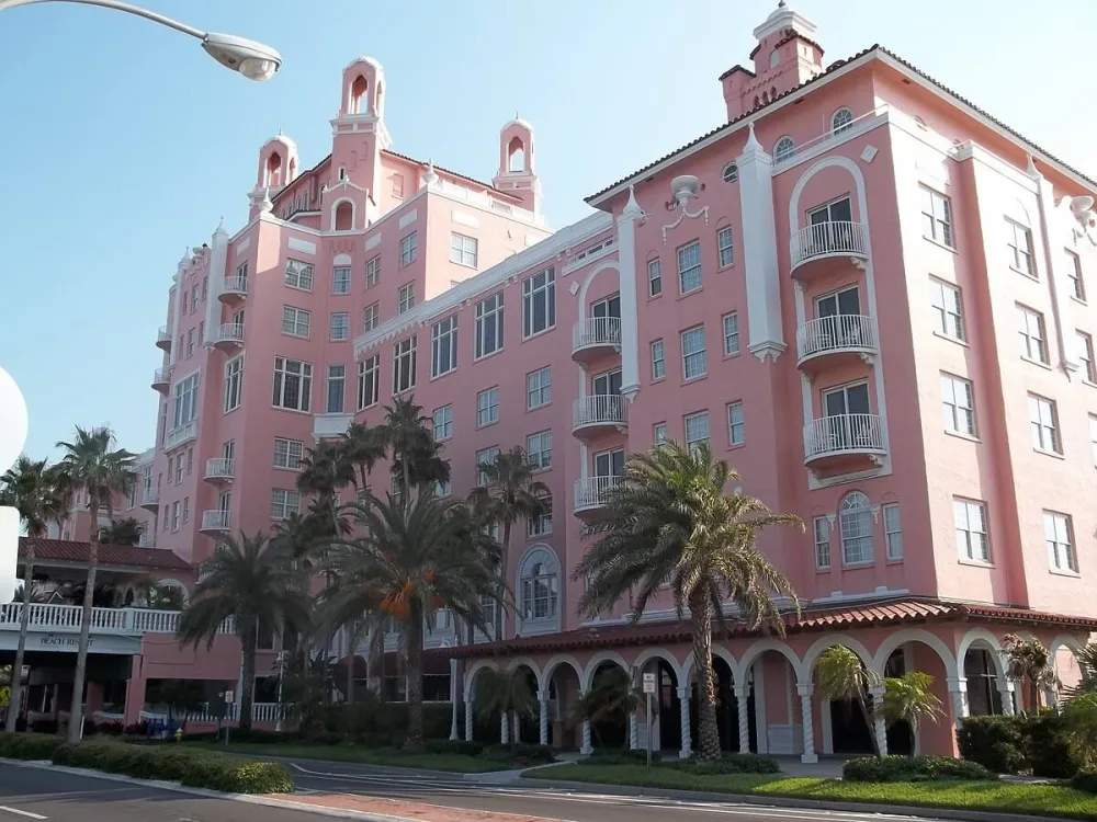 The Don CeSar, a pink castle, in Saint Petersburg, FL.